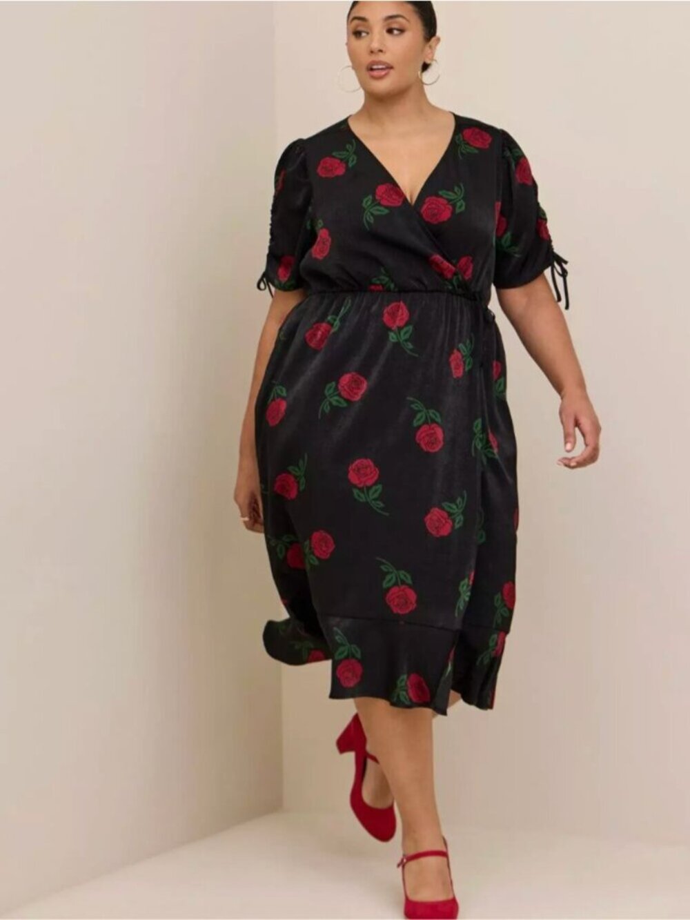 Torrid Charmeuse Midi Dress